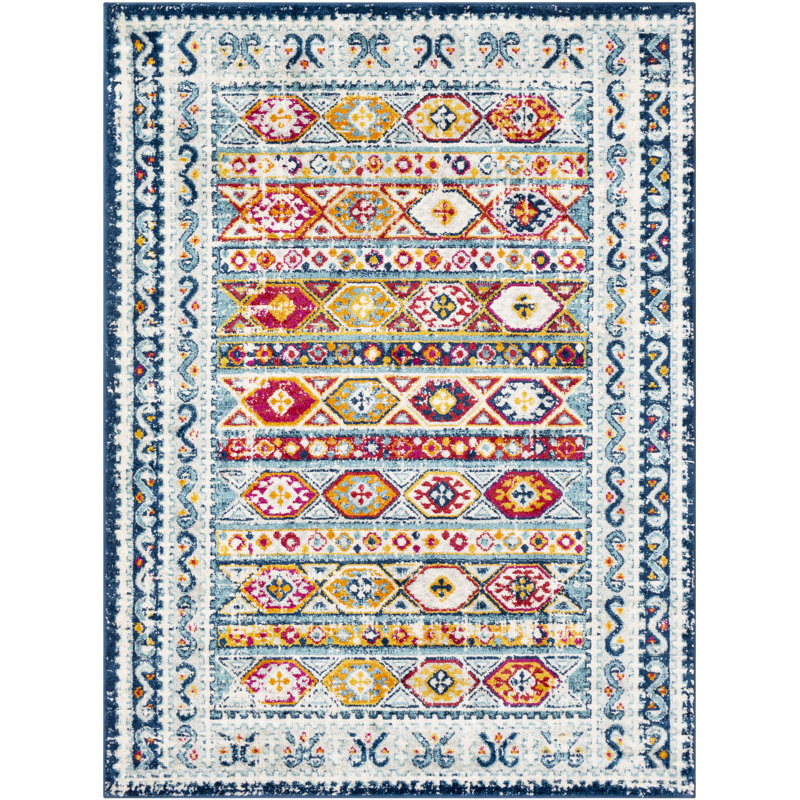 Sigmon Oriental Indoor Rug, Rectangle 7'10" x 10'3"