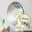 Vibrant Hues Of Scandinavia Artwork I - Spiral Dot Decorative Mirror|Oval-96242143