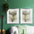 Cross Over I - Matted and Framed Under Acrylic Glass, Set of 2, Large Living Room Wall Art