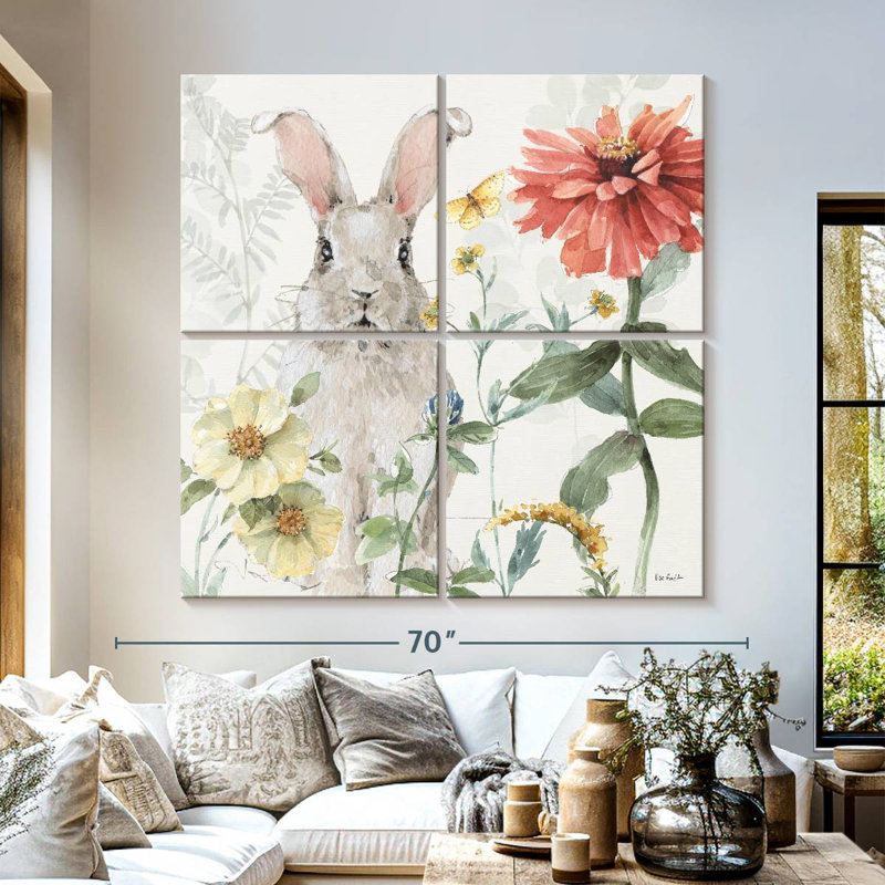 Brampt Spring Meadow I, 57" H x 57" W