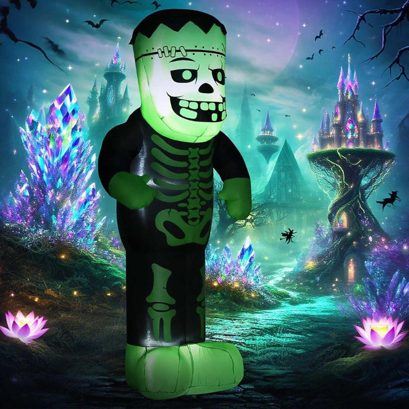 Squelette gonflable d'extérieur d'Halloween Frankenstein