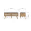Tempa 4 Pair Shoe Storage Bench