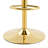Set of 2 Modern PU Leather Hufnagel with Adjustable Height and Metal Base-1844472665