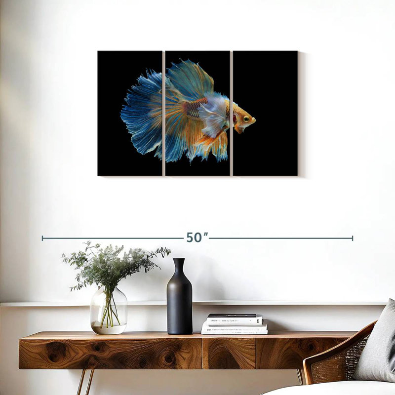 Brampt Sublime Fighter Fish, 20" H x 33" W
