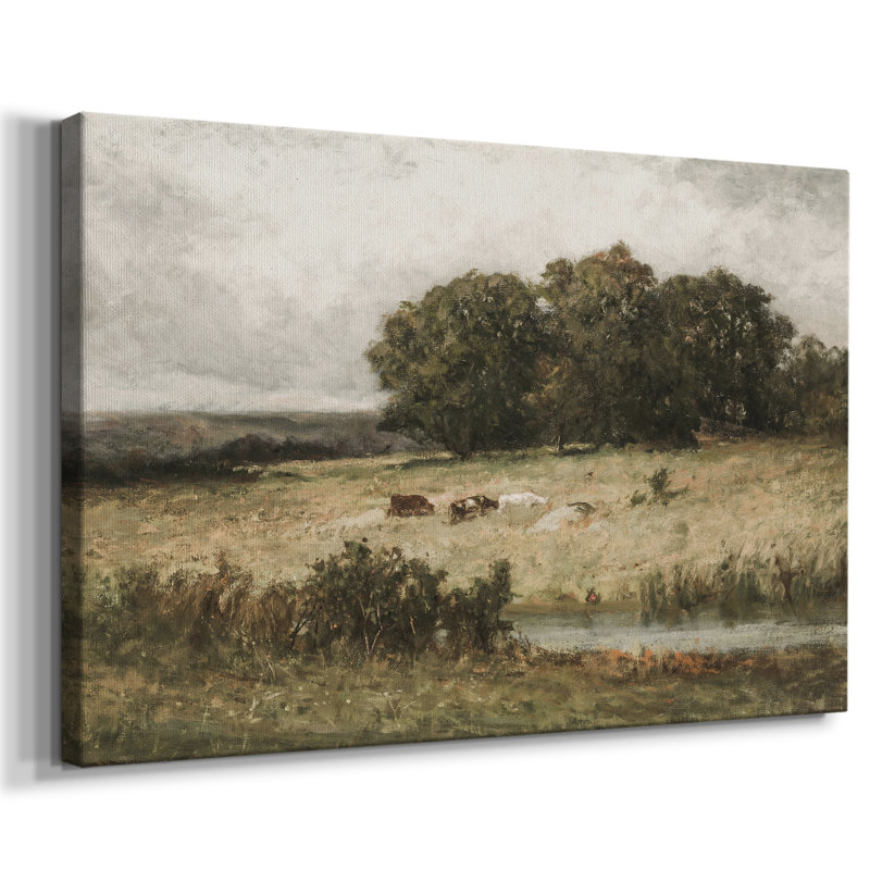 Paysages rétro-CMXCVI -Galerie enveloppée Cavas, 8 x 12