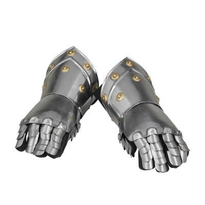 Bening Metal Replica Medieval Armor Gloves Set