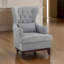 Fauteuil à oreilles capitonné de 33,5 po de large Jimeto-1222974381