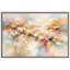 Œuvre d'art de jardin floral abstrait coloré, aquarelle moderne, impression sur toile encadrée-124818054-124818056