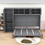 Grand lit escamotable avec armoires et tablettes-744427628