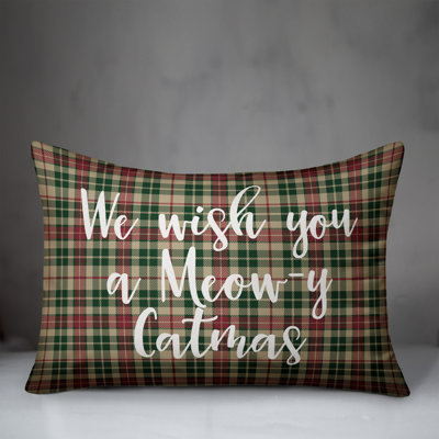 Plaid Throw Pillow
