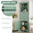 Austi 69" Triangle Tall Cabinet With 3 Drawers And Adjustable Shelves -1512841378
