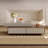 Walnut & Marble Veneer Square Coffee Table