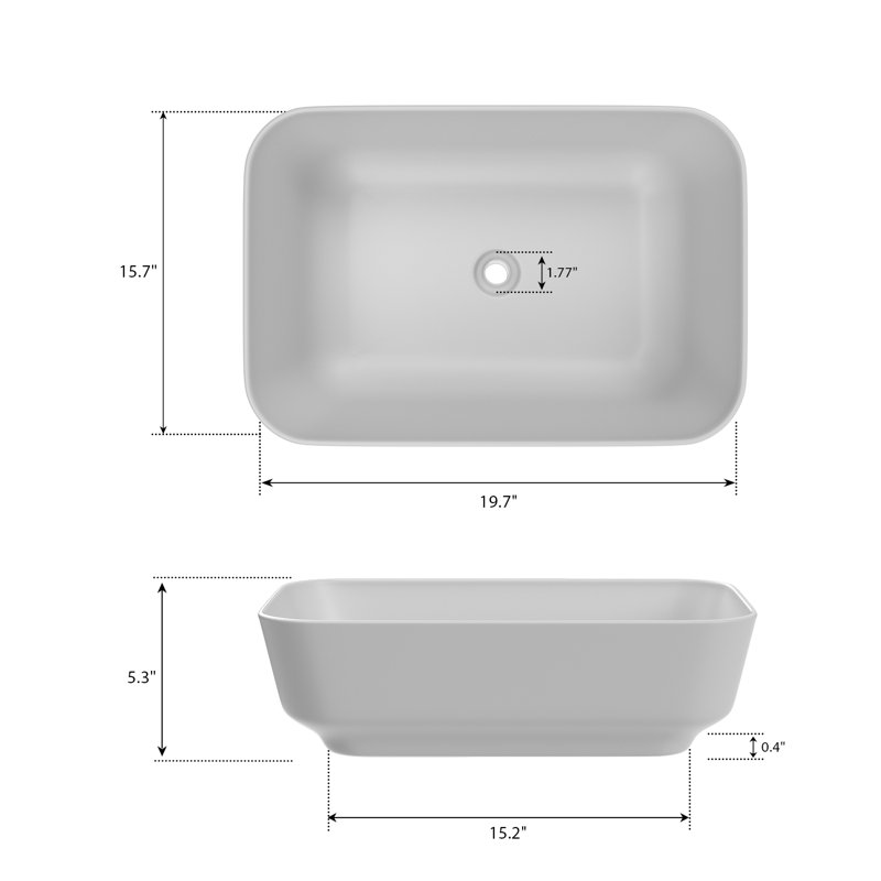 Lavabo vasque de salle de bain ELLAI