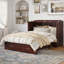 Commode et lit escamotable avec matelas 6 po, rangement et chargeur intégré Atiyah-1845478451-1845478455