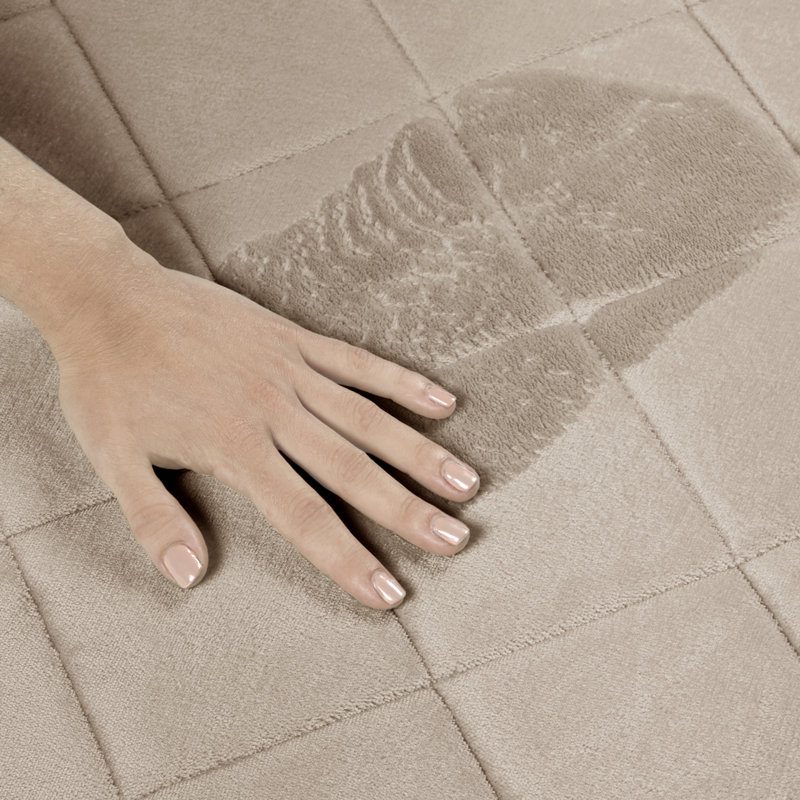 Tapis de bain Haruhi Haven, Taupe, l 20 po x L 30 po