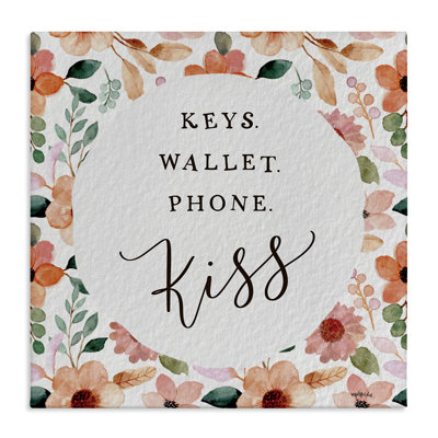 Art mural sur toile Keys Wallet