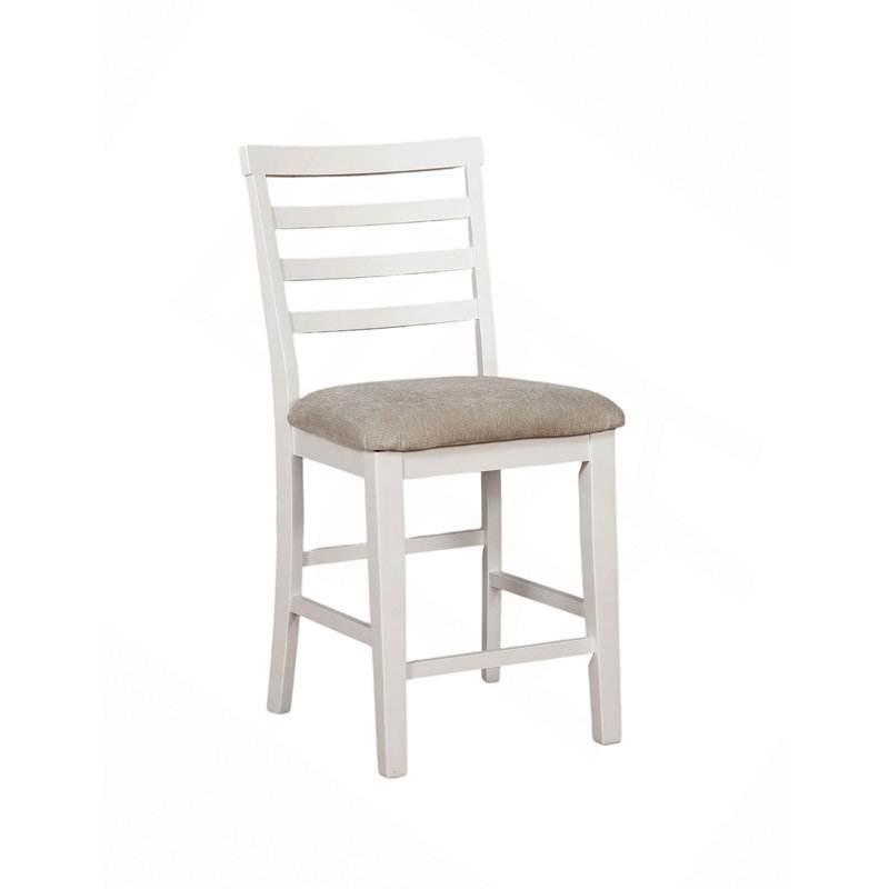 Ensemble de chaises en bois massif à hauteur de comptoir 2 pièces