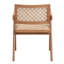 Fauteuils en rotin de style Mid-Century