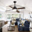 Damos Ceiling Fan with LED Lights