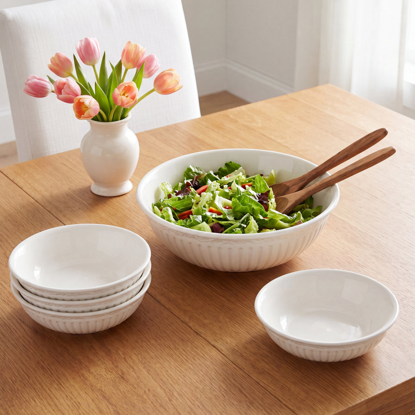Italian Countryside Stoneware Pasta Bowl
