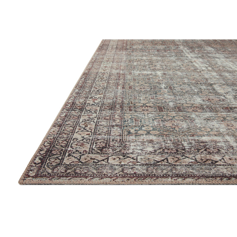 Georgie Moss and Bark 10' x 14' Wool Blend Area Rug