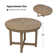 Turlock Modern Solid Wood Extendable Dining Table