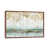 Toile avec cadre en bois brun classique