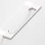 Rectangular Appliance Pull With Radiused Edges And Rectangular, Scalloped Legs-1947414359
