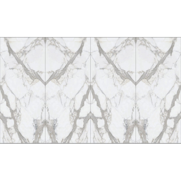 Marble 60" x 30" Porcelain Marble Look Wall & Floor Tile