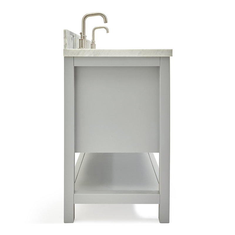 Magnolia Bath Vanity Oval Basin S073DCWOV, Gray