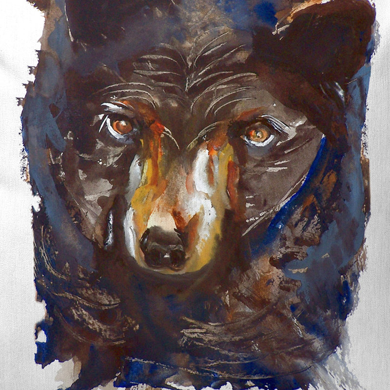 Housse et insert de coussin extérieur Bear Bear, 22 po x 22 po