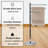 Freestanding 3-Arm Towel Rack in Stainless Steel