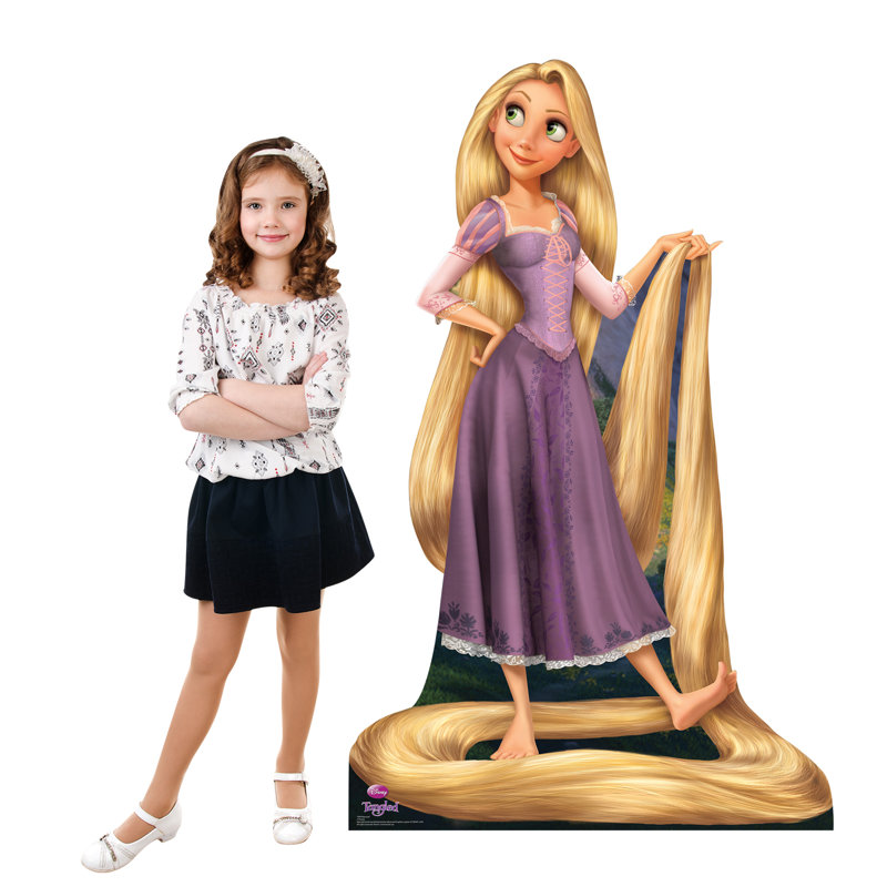 Life-Size Rapunzel Cardboard Cutout from Disney's Tangled