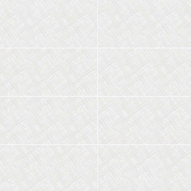 Note Luxe 12" x 24" Porcelain Wall & Floor Tile, White