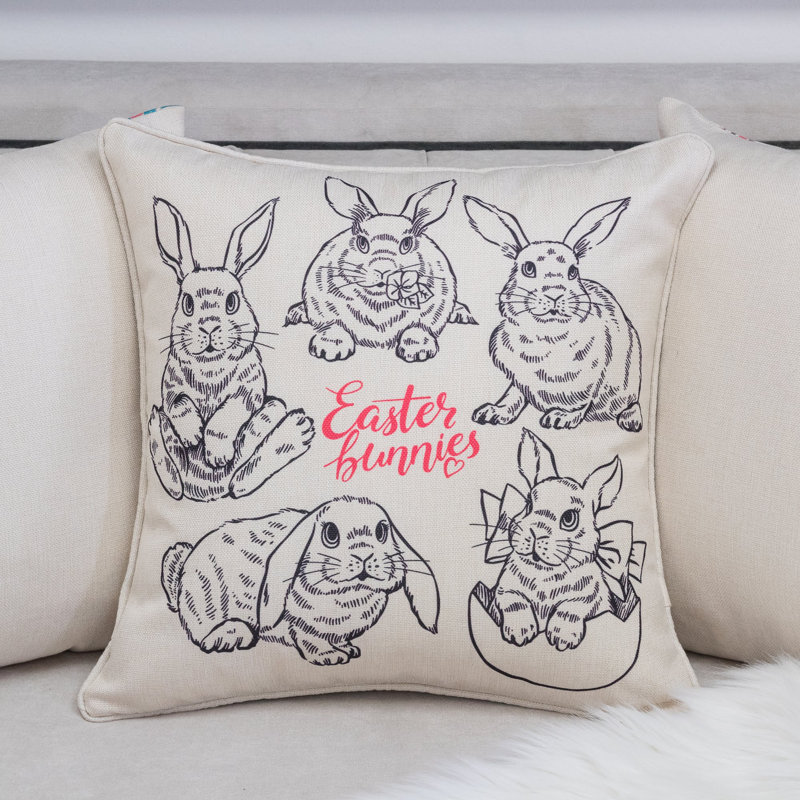  Easter Throw Pillow