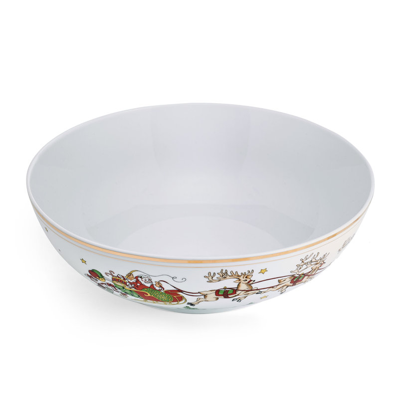 Fitz and Floyd St. Nicholas 9.5-In Serve Bowl