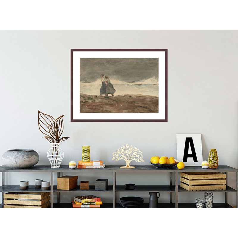 Danger by Winslow Homer -Framed Giclee Print, H 31,23 po x l 41,5 po