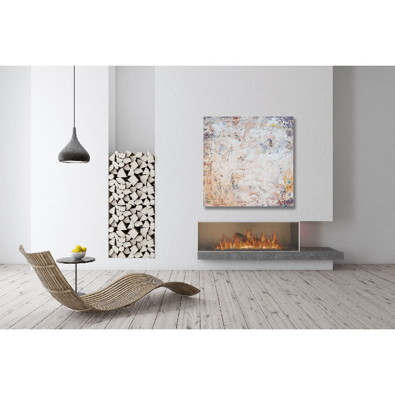 Bubble Gum - Artist Enhanced Canvas Print, 36" H x 36" W x 1.5" D, Wrapped Canvas