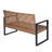 Patio Backyard Seating 4: Table, Brown , Cushions Furniture 4 : Wood Seating, For & Lawn