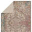 Tapis oriental brun / ivoire / bleu en polyester / polypropylène tissé à la machine Forand-1005273923