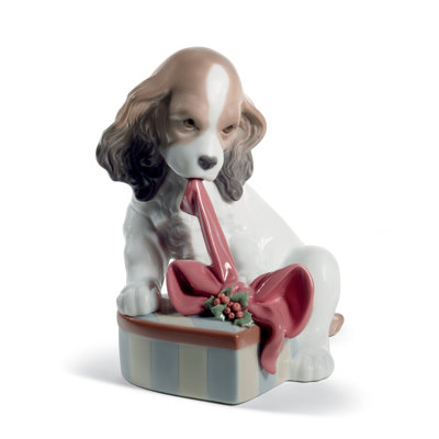 Can't Wait Dog Figurine
