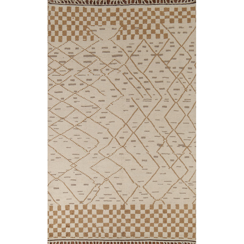Tapis marocain en laine All-Over 6 x 10