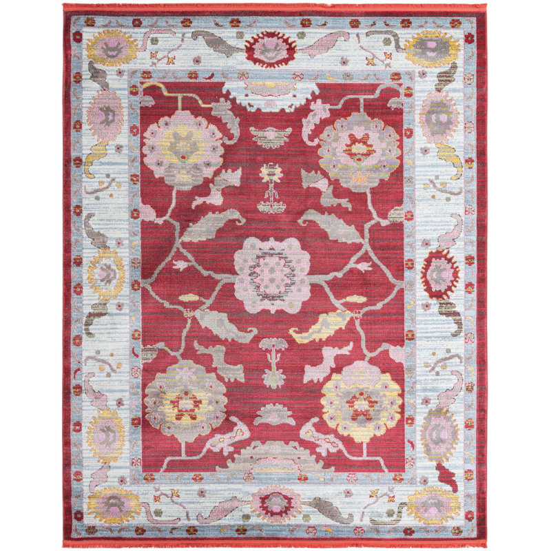 Ikat Indoor Rug, Rectangle 8'2" x 10'