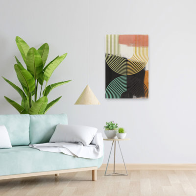 «Bolded II», art géométrique abstrait moderne