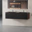 Meuble-lavabo flottant avec lavabo combiné, conception murale pour salle de bain moderne, offrant beaucoup de rangement et une installation facile-828085888