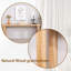 Console rustique en bois naturel - Table d'entrée de 77 po au design campagnard moderne - Canapé long et étroit pour le salon, le couloir ou derrière le canapé - Finition bois clair