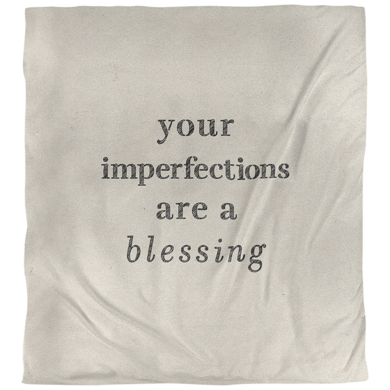 Housse de couette réversible simple Quotes, Housse de couette pour grand lit, Blanc / Noir