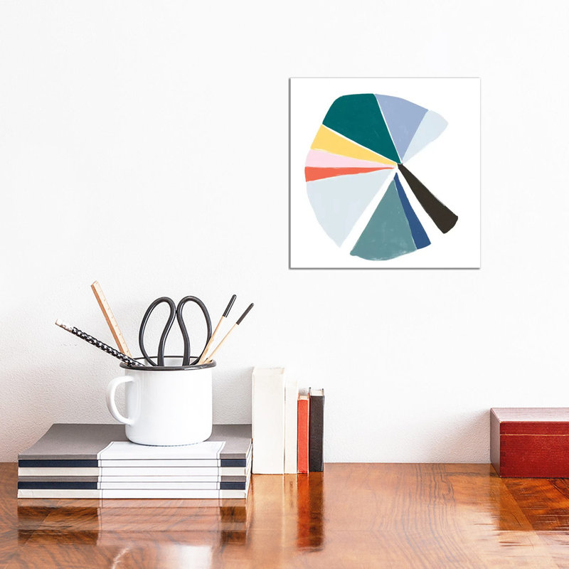 Colour Wheel V by June Erica Vess - Wrapped Canvas Print, 30.48 cm H x 30.48 cm W