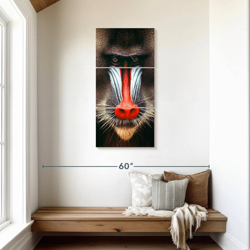 Monkey Head, 44" H x 21" W