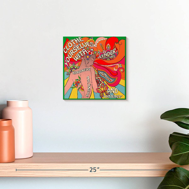 Tergel Self Kindness, 10" H x 10" W